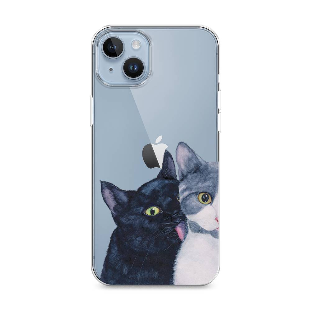 

Чехол Awog на Apple iPhone 14 / Айфон 14 "Кошачья любовь", 15150-1