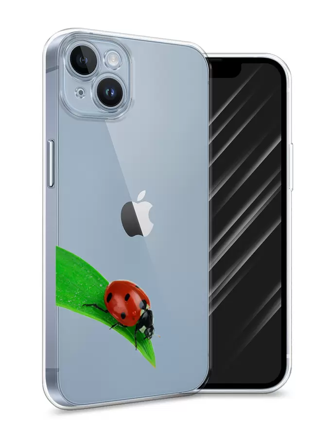 

Силиконовый чехол Awog "На счастье" для Apple iPhone 14, Разноцветный, 15150-1