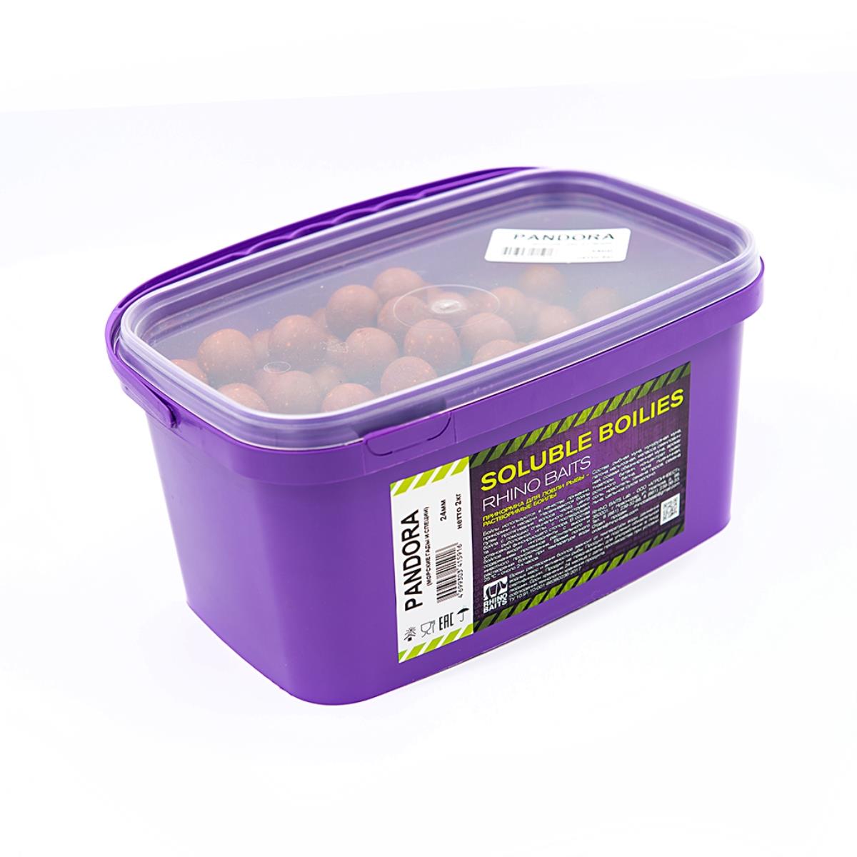 

Бойл Rhino Baits Soluble Boilies 2000 г, специи, Коричневый, Soluble Boilies