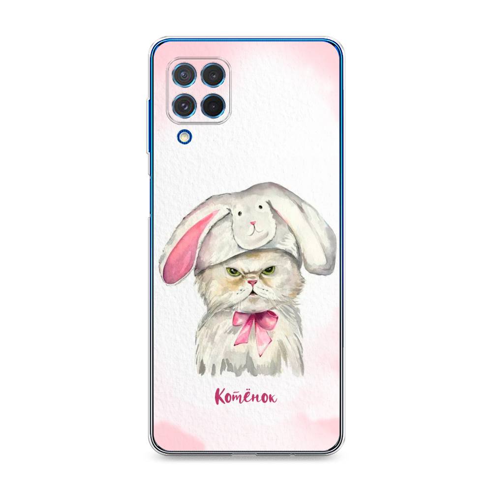 

Чехол на Samsung Galaxy M62 "Мой котёнок", Розовый;серый, 2102950-1
