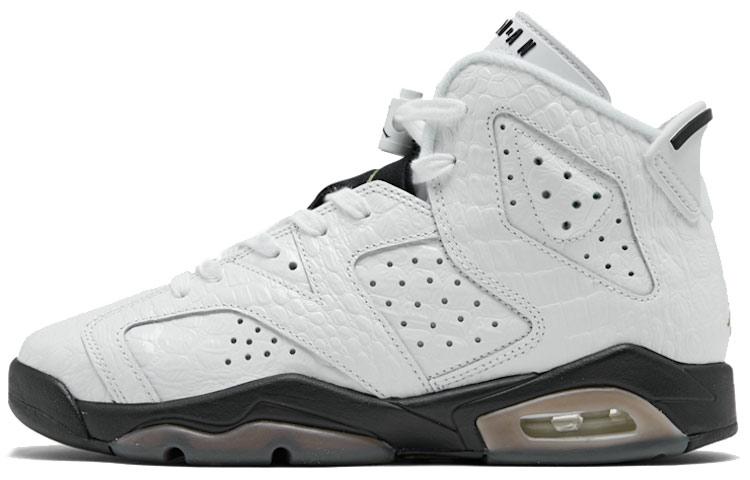 

Кроссовки унисекс Jordan Air Jordan 6 Alligator GS белые 36.5 EU, Белый, Air Jordan 6 Alligator GS