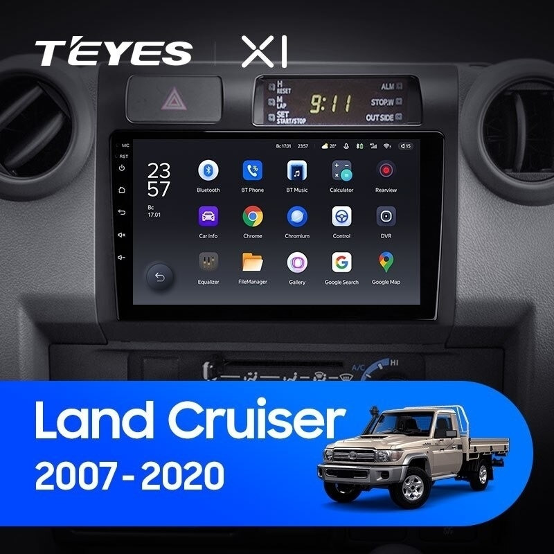 Штатная магнитола Teyes X1 4G 232 Toyota Land Cruiser 70 Series LC 79 2007-2020 2560000₽