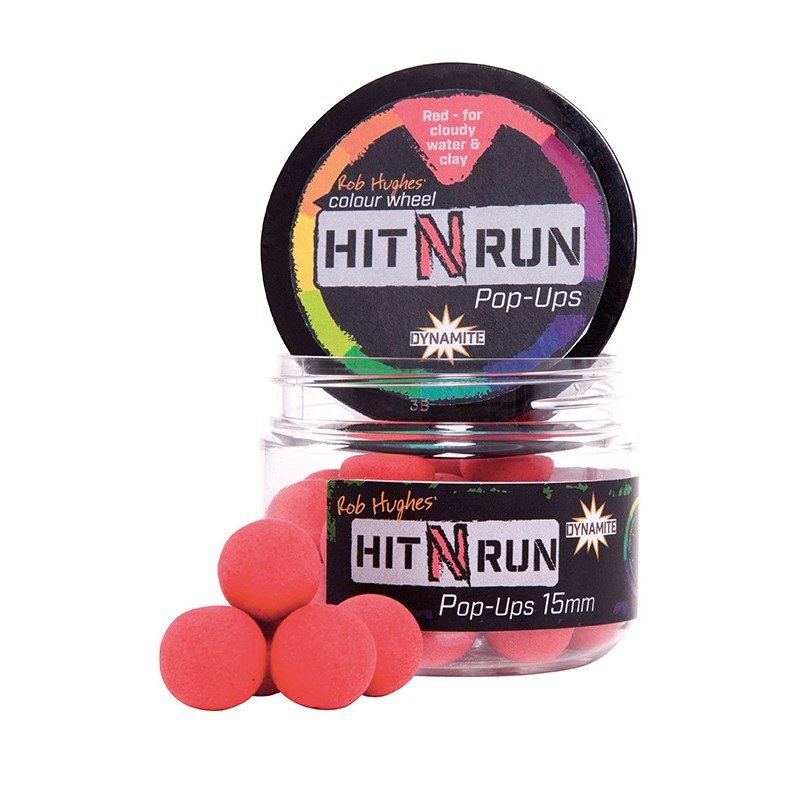 

Бойл Dynamite Baits Hit n Run Pop-Up Red 15 мм 100 г, Hit n Run Pop-Up Red