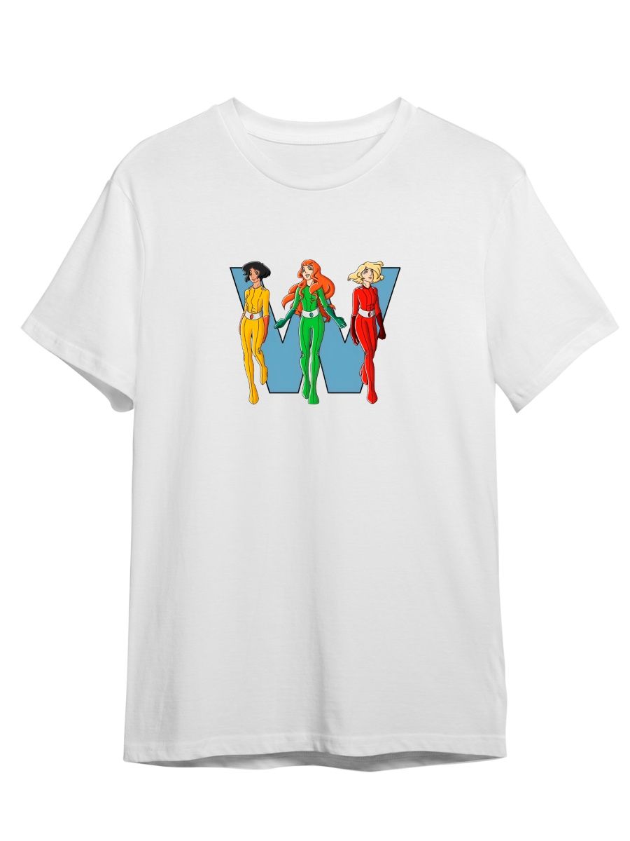 

Футболка унисекс СувенирShop Тотали спайс/Totally Spies/Мультсериал 17 белая M, Белый, "Тотали спайс/Totally Spies/Мультсериал" 17