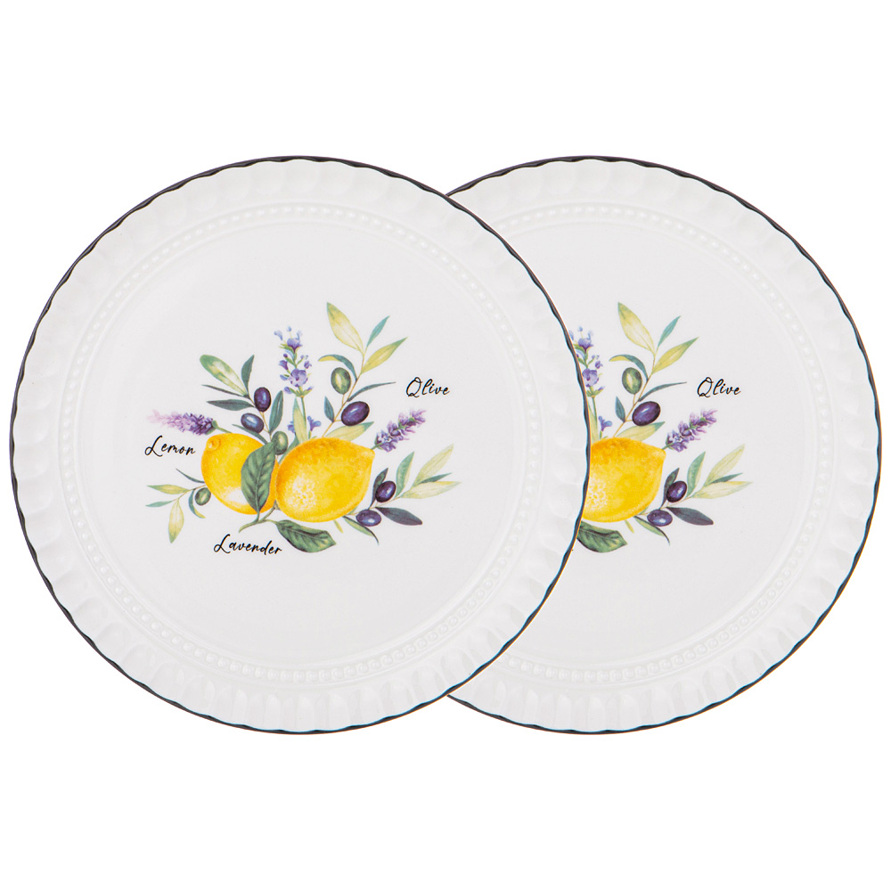 

Набор тарелок десертных lefard 189-471 kitchen passions 2 шт. 16х1,5 см