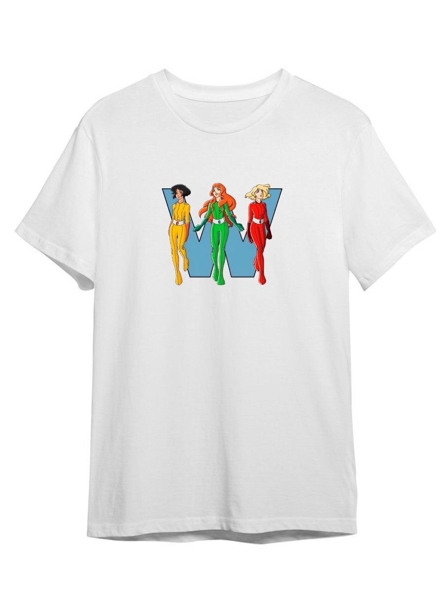 

Футболка унисекс СувенирShop Тотали спайс/Totally Spies/Мультсериал 17 белая 5XL, "Тотали спайс/Totally Spies/Мультсериал" 17