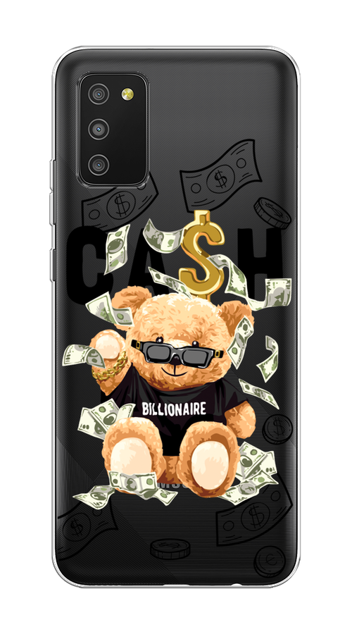 

Чехол на Samsung Galaxy A02s "Big cash", Черный;серый;бежевый, 2102350-6