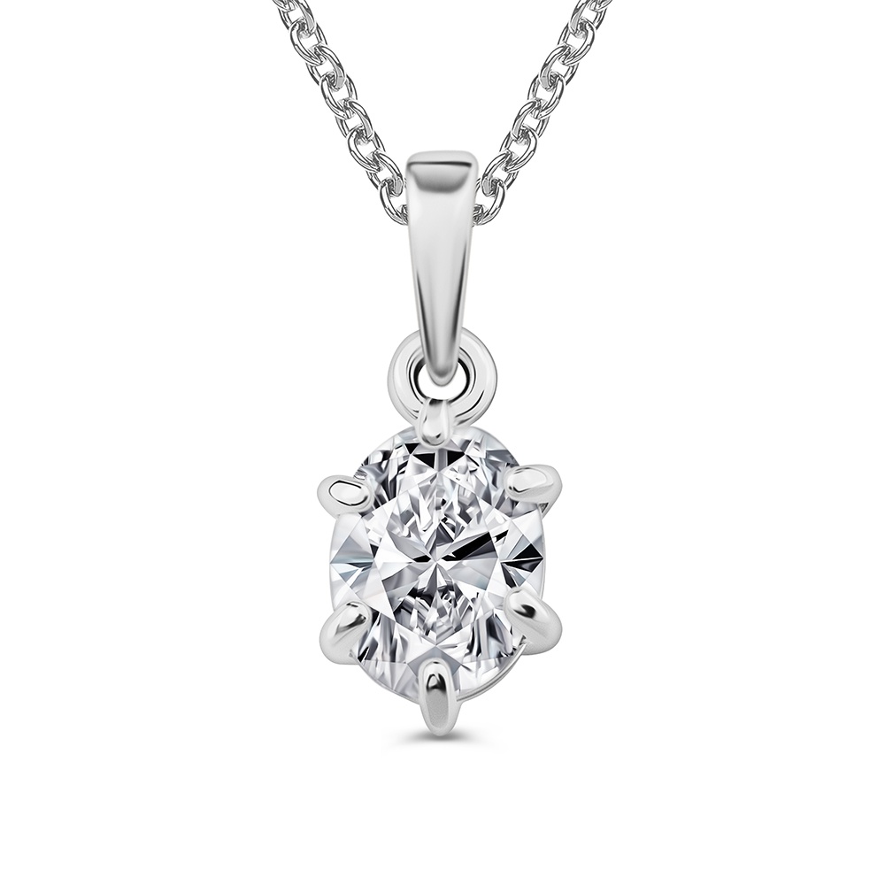 

Кулон из серебра 585Gold 703007068, фианит, 703007068