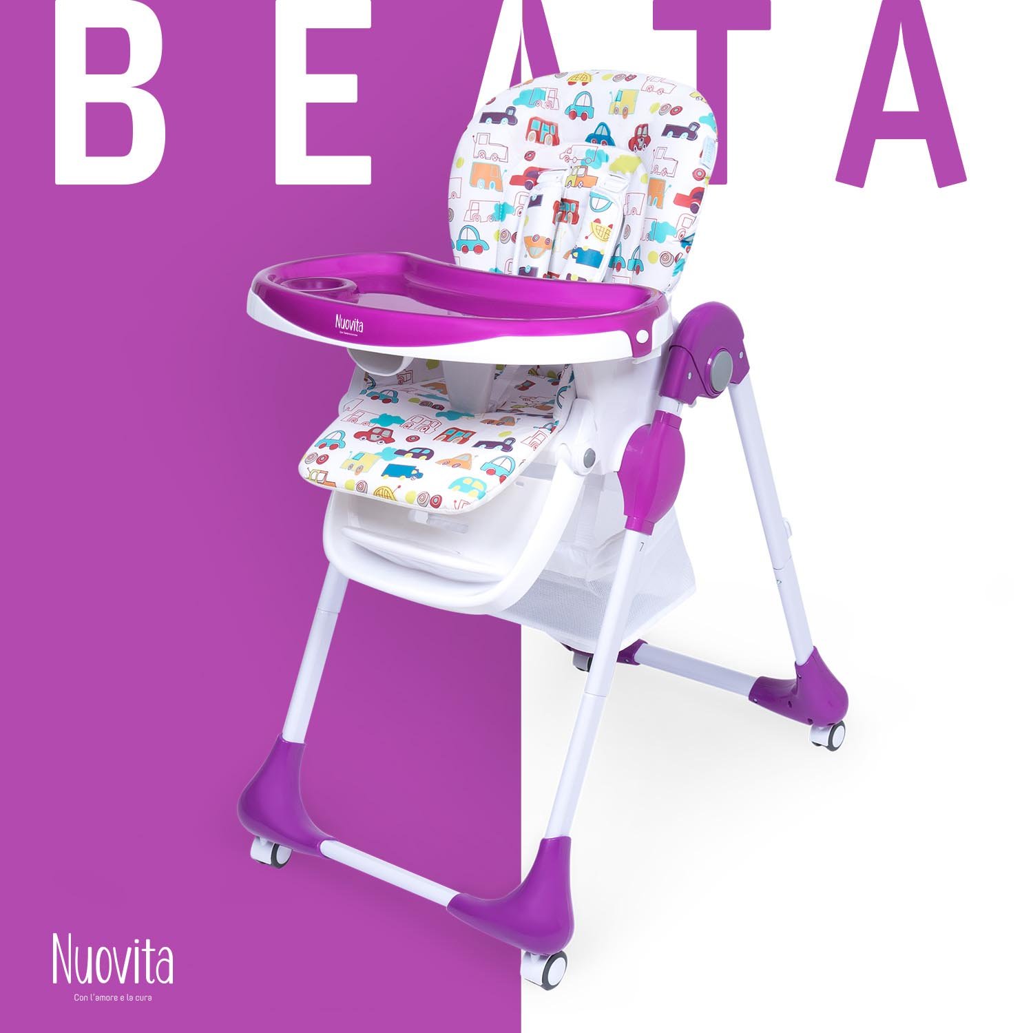 Стульчик для кормления Nuovita Beata (Macchine) стульчик для кормления nuovita beata