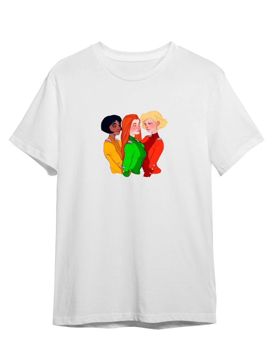 

Футболка унисекс СувенирShop Тотали спайс/Totally Spies/Мультсериал 16 белая L, Белый, "Тотали спайс/Totally Spies/Мультсериал" 16