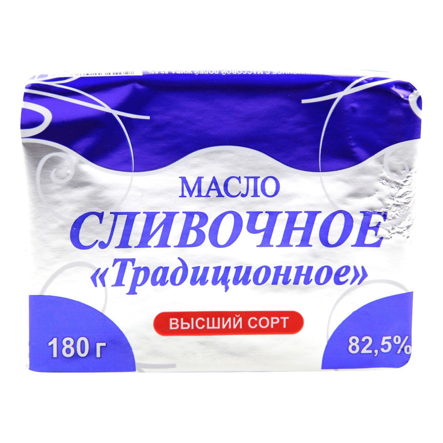 фото Сливочное масло айсберг традиционное 82,5% 180 г айсберг-люкс