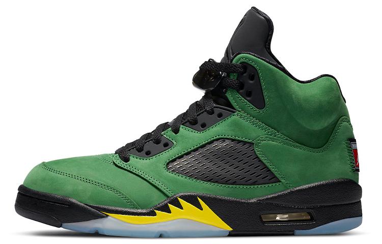 

Кеды унисекс Jordan Air Jordan 5 se apple green зеленые 45 EU, Зеленый, Air Jordan 5 se apple green