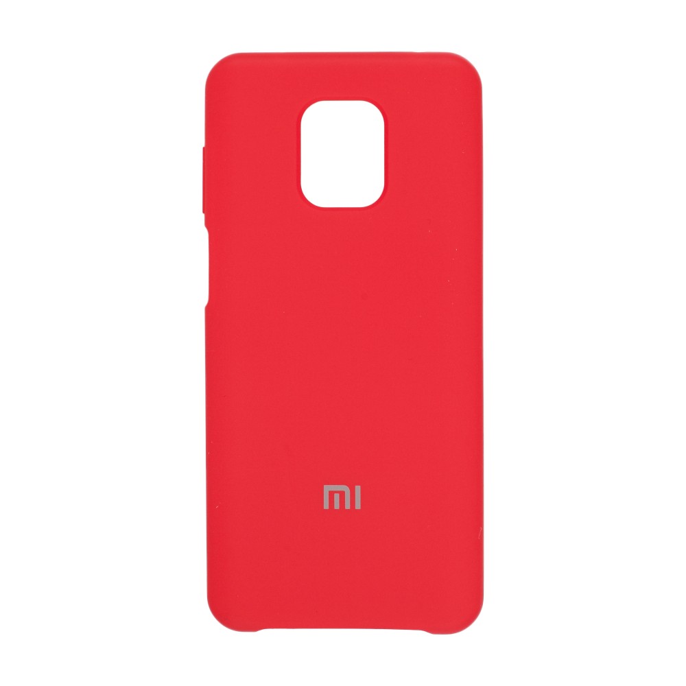 

Чехол для Xiaomi Redmi Note 9pro/9s Silicon Сase красный