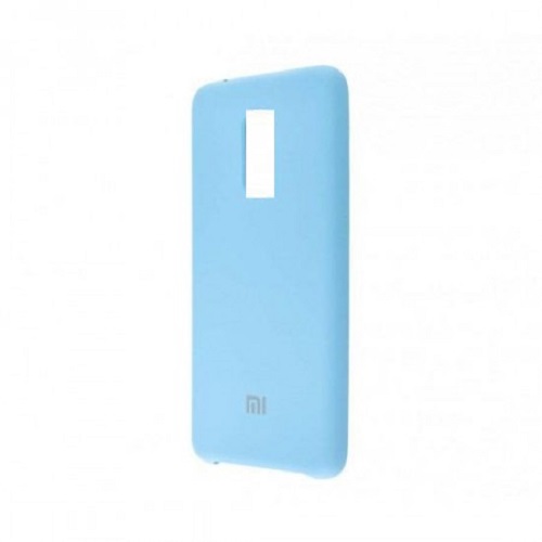 

Чехол для Xiaomi Redmi Note 9pro/9s Silicon Сase небесно-голубой