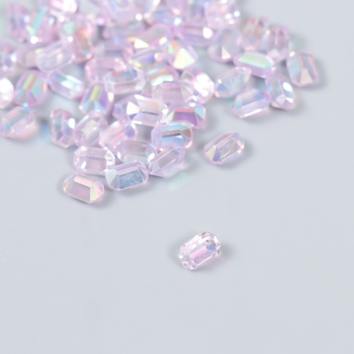 

Декор для творчества пластик "Вытянутый кристаллик" набор 60 шт фиолет 0,8х0,6 см, Фиолетовый