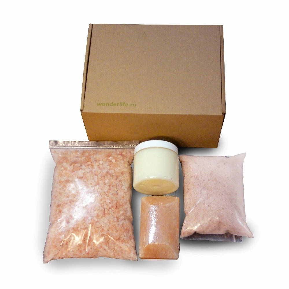 Подарочный набор Wonder Life Beauty Box с Гималайской солью и кокосовым маслом