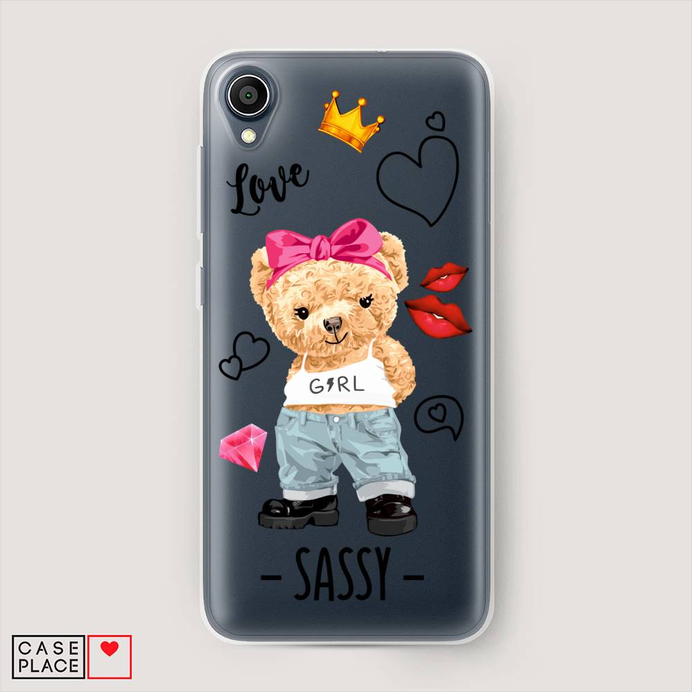 

Чехол на Asus ZenFone Live L1 ZA550KL "Sugar Mommy", Голубой;белый;розовый, 43650-6
