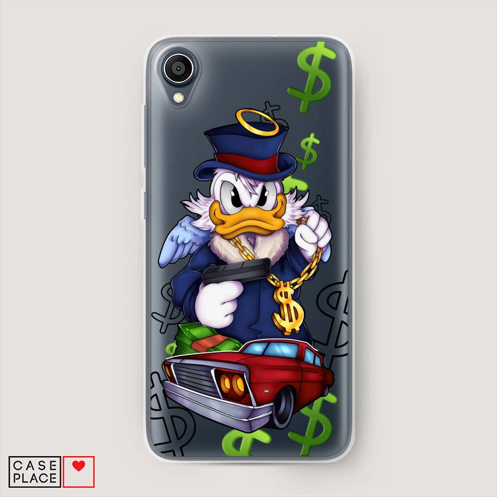 

Чехол на Asus ZenFone Live L1 ZA550KL "Scrooge McDuck with a Gold Chain", Красный;синий;белый, 43650-6