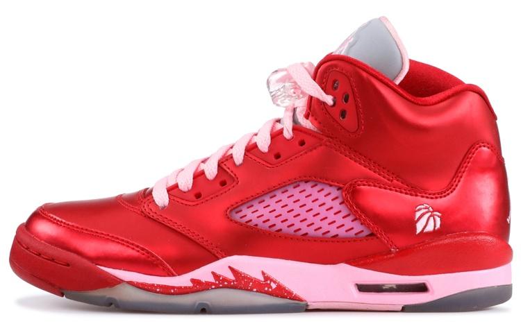 

Кеды унисекс Jordan Air Jordan 5 Retro Valentine's Day GS 2013 красные 37.5 EU, Красный, Air Jordan 5 Retro Valentine's Day GS 2013