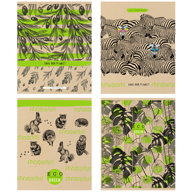 

Тетрадь BG "Greenlife" 331748 48 листов А5 клетка 70г/м2 12 штук