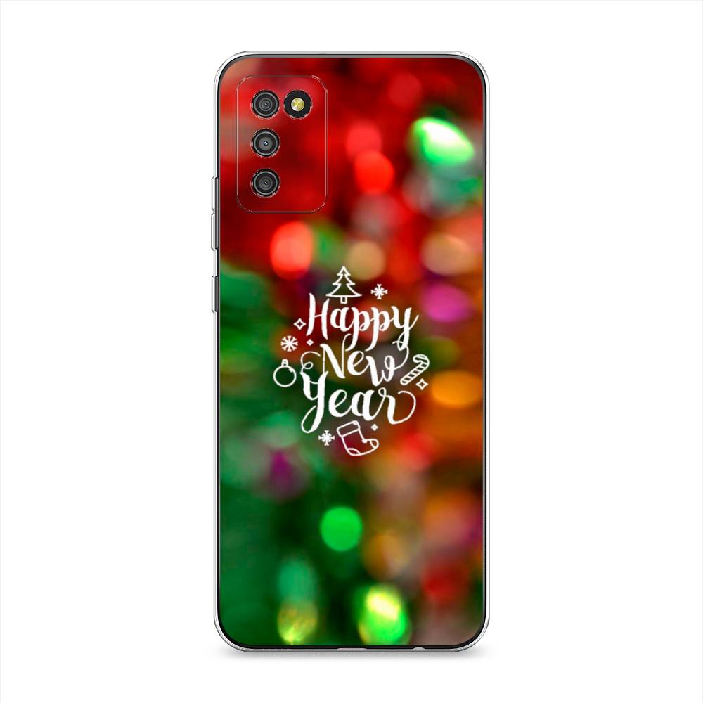 

Чехол на Samsung Galaxy A02s "Новый Год на елке", Зеленый;красный;желтый, 2102350-5