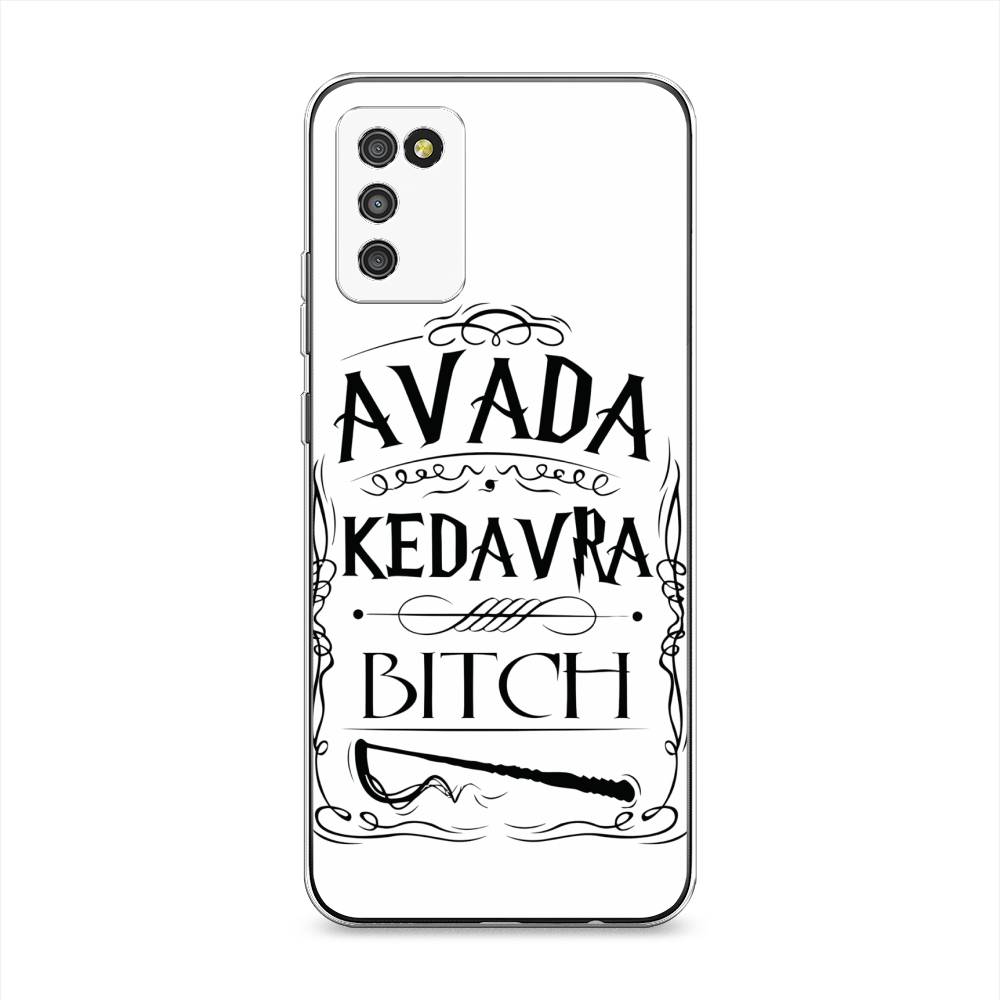 

Чехол на Samsung Galaxy A02s "Avada kedavra bitch", Белый;серый;черный, 2102350-6