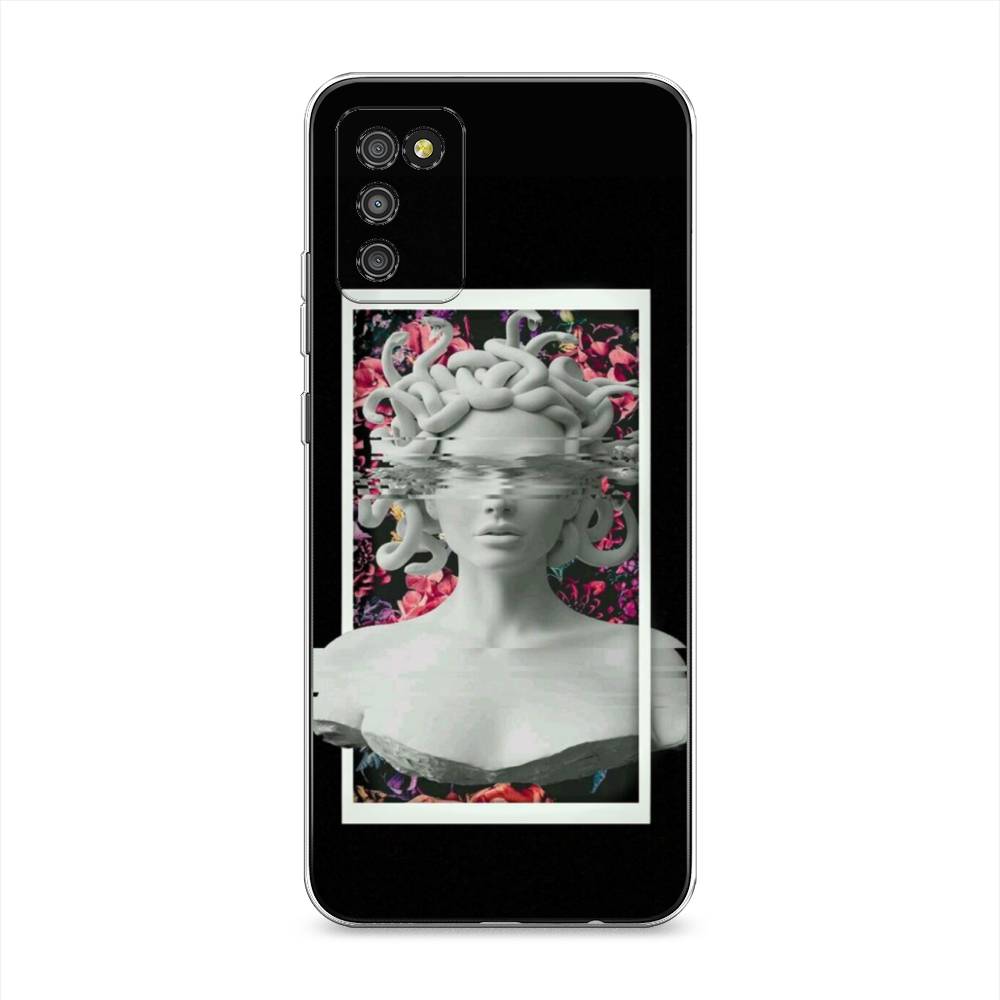 

Чехол на Samsung Galaxy A02s "Web Punk Медуза Горгона", Черный;серый, 2102350-6