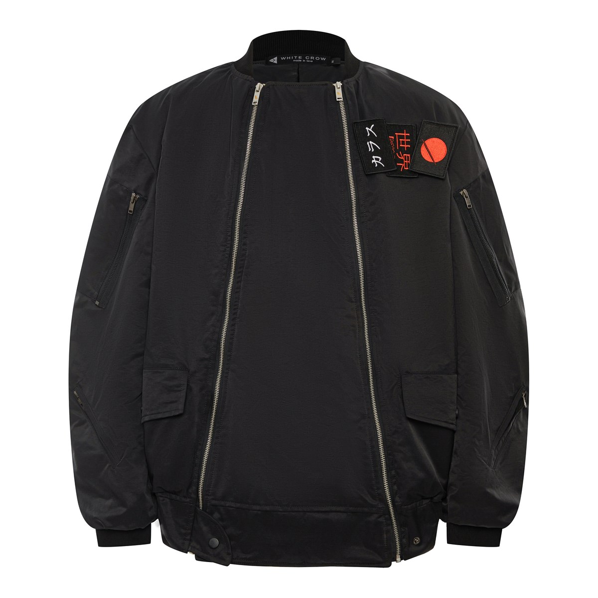 

Бомбер женский White Crow 55973 черный M/L, 55973