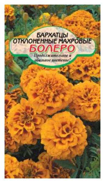

Семена бархатцы Сибирские Сортовые Семена Болеро 1 уп.