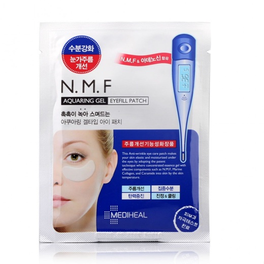 

Увлажняющие патчи для глаз с керамидами Mediheal N.M.F Aquaring Gel Eyefill Patch 3 шт, Гидрогелевые патчи для области вокруг глаз
