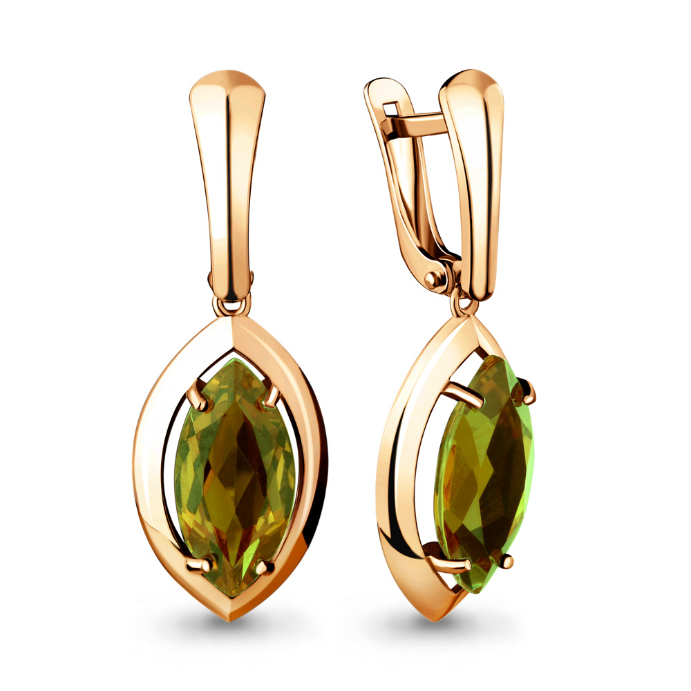 

Серьги из серебра с султанитом искусственным Aquamarine Aquamarine 4446919_925_з, 4446919_925_з