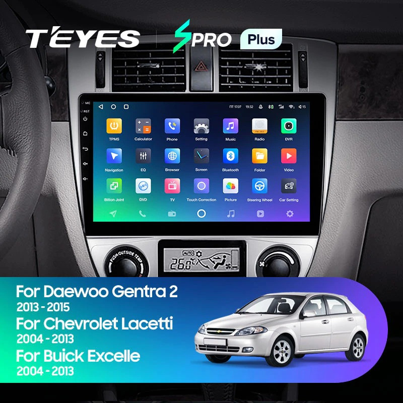 Автомобильная магнитола Teyes SPRO Plus 6128 Daewoo Gentra 2 2013-2015 F1-A 3740000₽