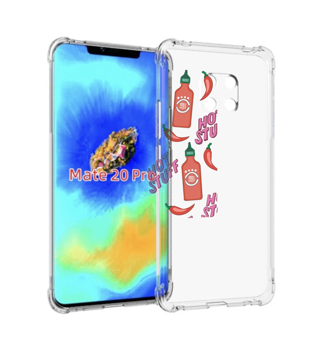 

Чехол MyPads острые-перчики для Huawei Mate 20 Pro/Mate 20 RS 6.39, Прозрачный, Tocco
