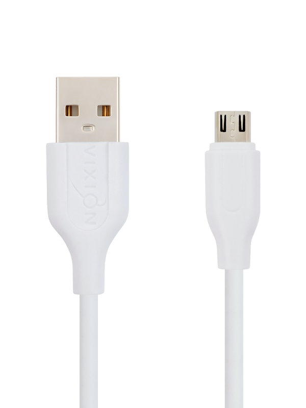 фото Кабель vixion k2m usb - microusb 1m white gs-00005361