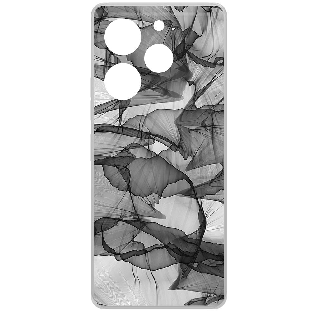 

Чехол-накладка Krutoff Clear Case Абстракт 14 для TECNO Pova 6 Pro, Прозрачный