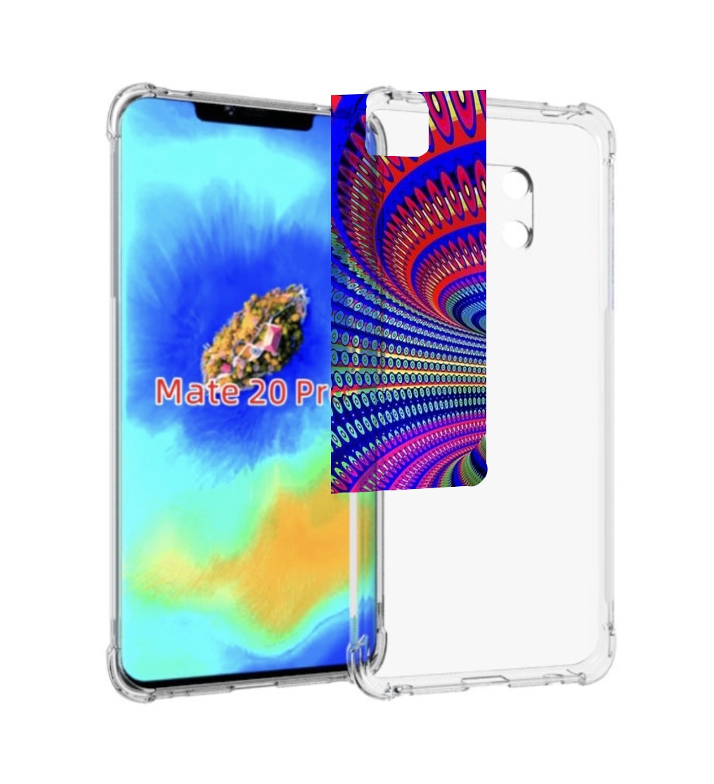 

Чехол MyPads оптическая иллюзия для Huawei Mate 20 Pro/Mate 20 RS 6.39, Прозрачный, Tocco
