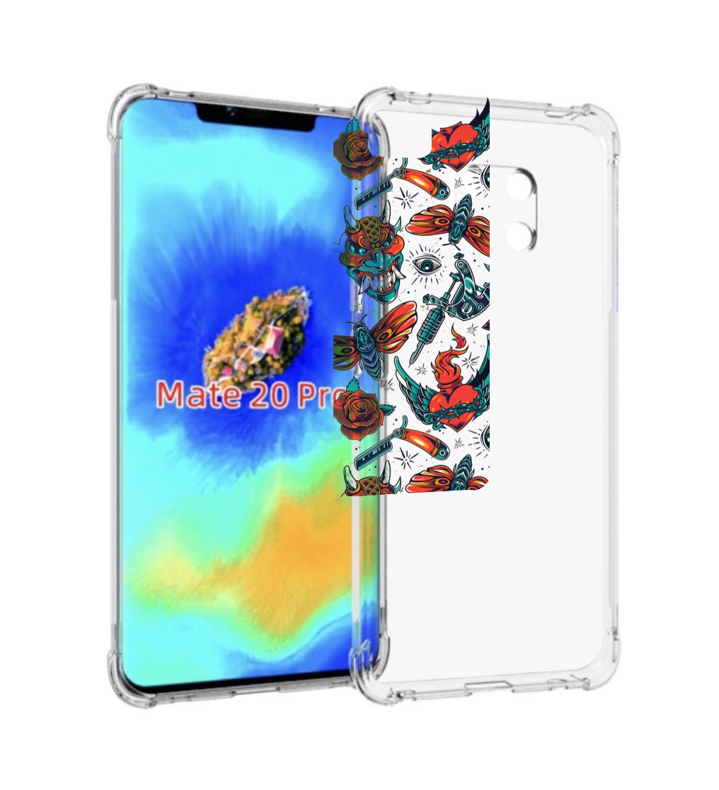 

Чехол MyPads олд-скул-пак для Huawei Mate 20 Pro/Mate 20 RS 6.39, Прозрачный, Tocco