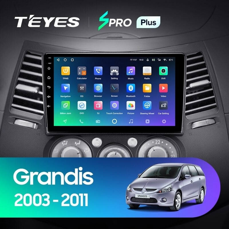 Автомобильная магнитола Teyes SPRO Plus 464 Mitsubishi Grandis 1 2003-2011 F2 3380000₽