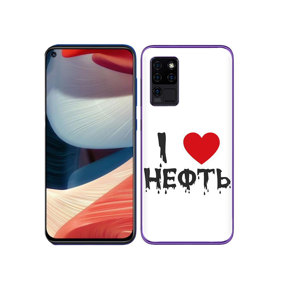 

Чехол MyPads Tocco для Oukitel C21 нефть, Прозрачный, Tocco
