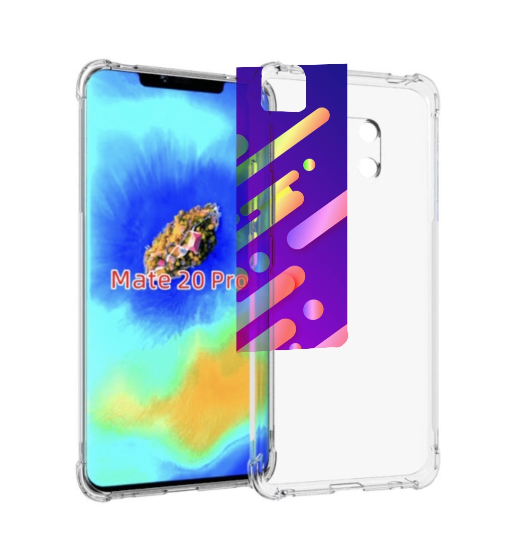 

Чехол MyPads неоновый-фон для Huawei Mate 20 Pro/Mate 20 RS 6.39, Прозрачный, Tocco