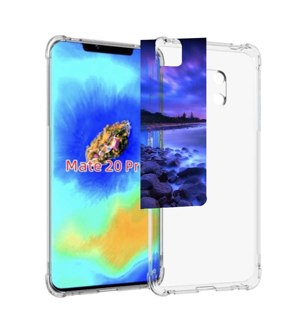 Чехол MyPads неоновый берег для Huawei Mate 20 Pro/Mate 20 RS 6.39