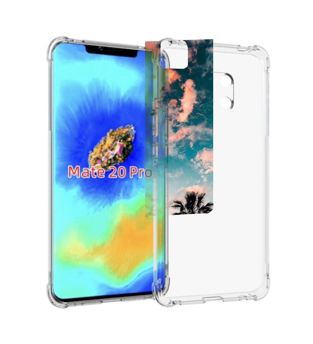 

Чехол MyPads небо-с-пальмами для Huawei Mate 20 Pro/Mate 20 RS 6.39, Прозрачный, Tocco