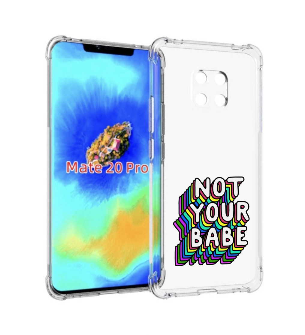

Чехол MyPads не-твоя-девочка для Huawei Mate 20 Pro/Mate 20 RS 6.39, Прозрачный, Tocco