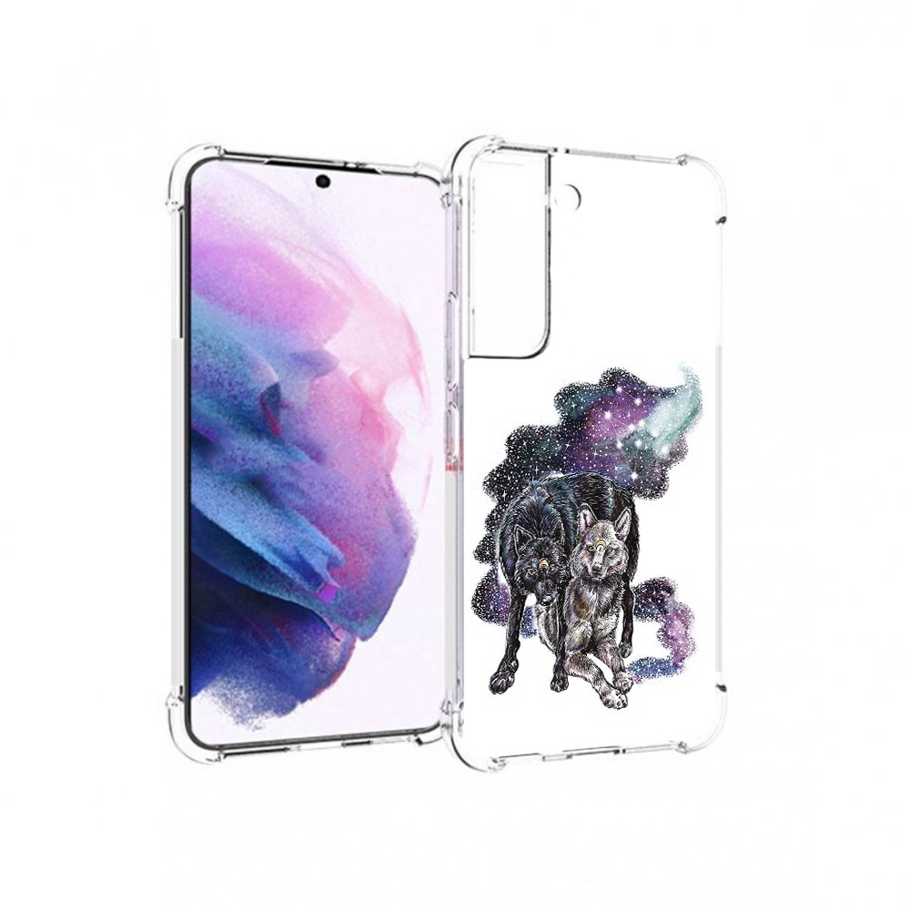 

Чехол MyPads Tocco для Samsung Galaxy S22 звездные волки (PT194926.508.352), Прозрачный, Tocco
