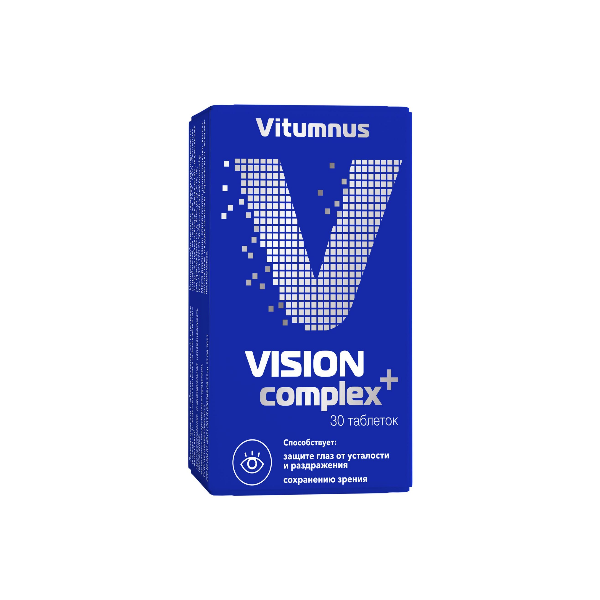 Биологически активная добавка Vitumnus Vision с лютеином, таблетки, 30 шт