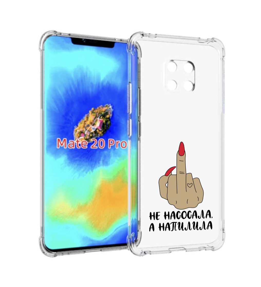 

Чехол MyPads напилила для Huawei Mate 20 Pro/Mate 20 RS 6.39, Прозрачный, Tocco