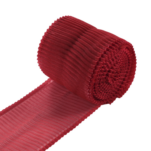 

С72 Лента гофре, 8 см*1 м (красный), 10 шт