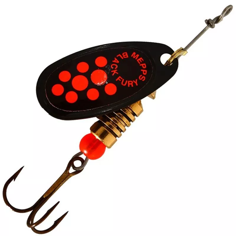 

Блесна Mepps Comet Black Fury №3 black/fluo/orange, Черный;оранжевый, Comet Black Fury