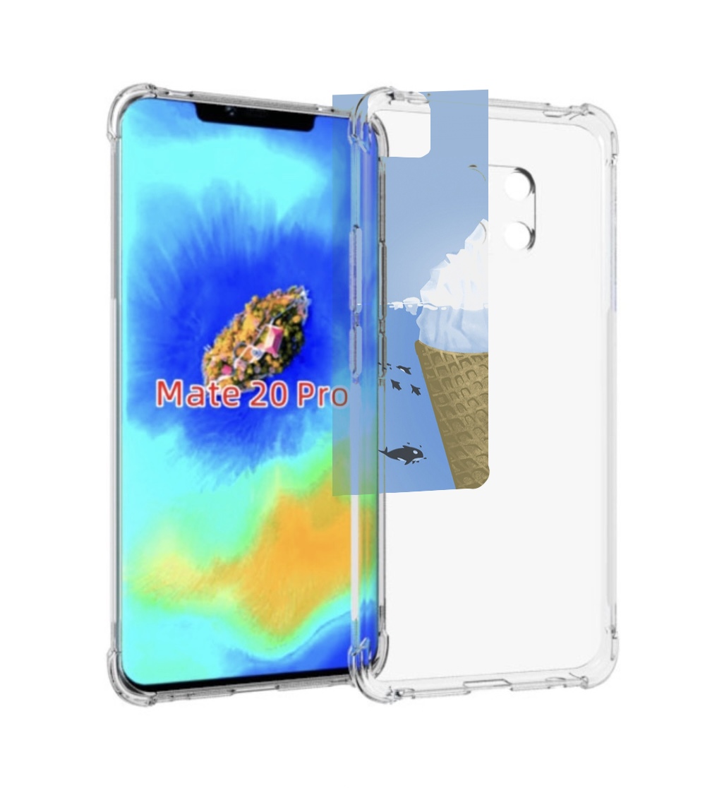 

Чехол MyPads мороженное-у-косаток для Huawei Mate 20 Pro/Mate 20 RS 6.39, Прозрачный, Tocco