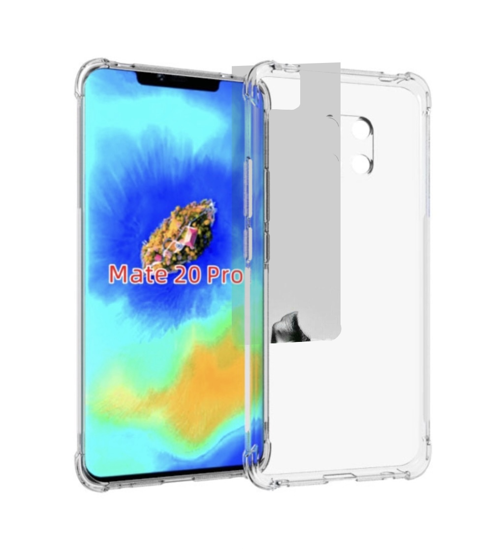 

Чехол MyPads мопс для Huawei Mate 20 Pro/Mate 20 RS 6.39, Прозрачный, Tocco